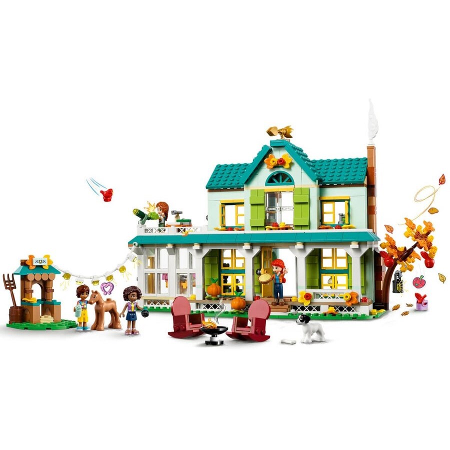 Bu LEGO® Friends Autumn’un Evi (41730) ile 7 yaş v 