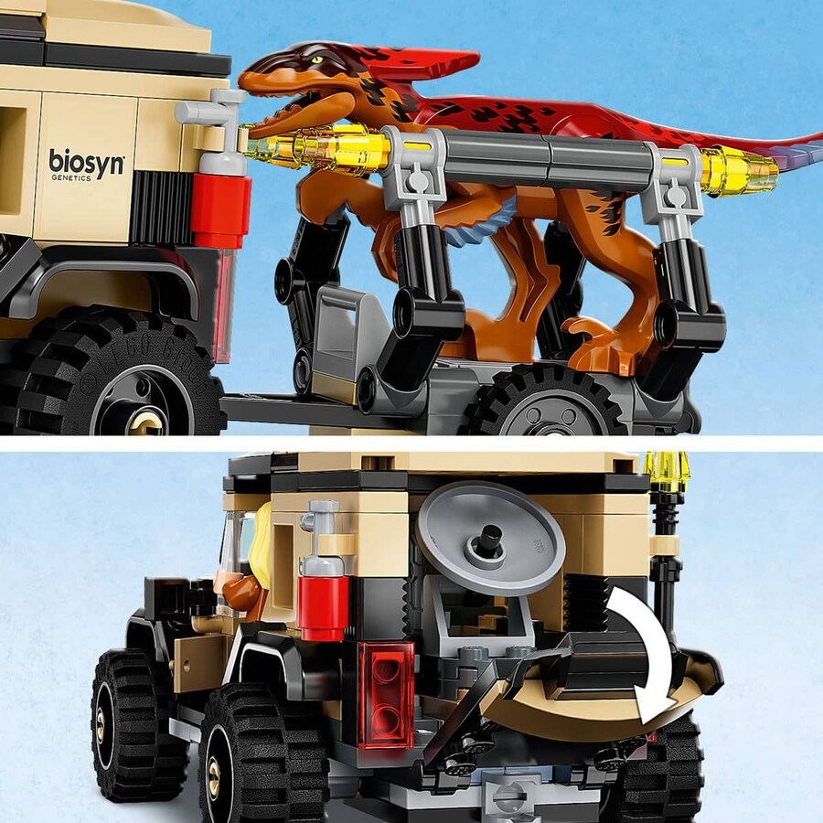 Lego Jurassic World Pyroraptor ve Dilophosaurus 