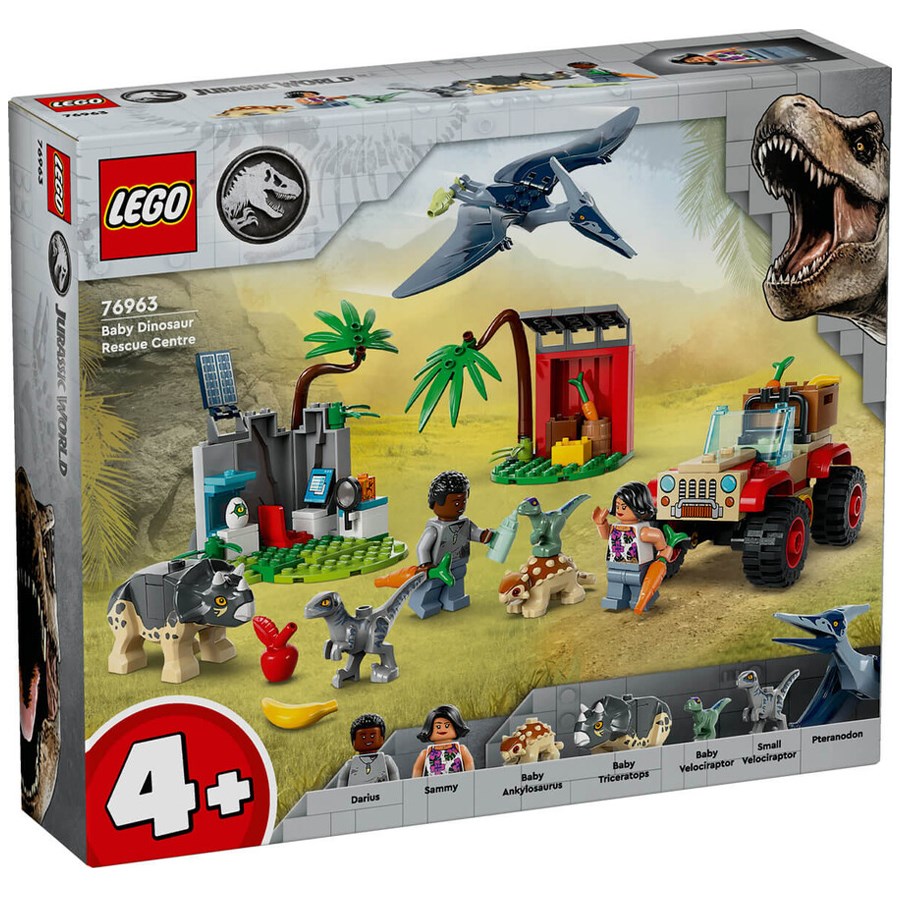 Lego Jurassic World Yavru Dinozor Kurtarma Merkezi 