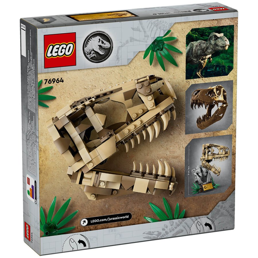 Lego Jurassic World Dinozor Fosilleri: T. rex Kafa 