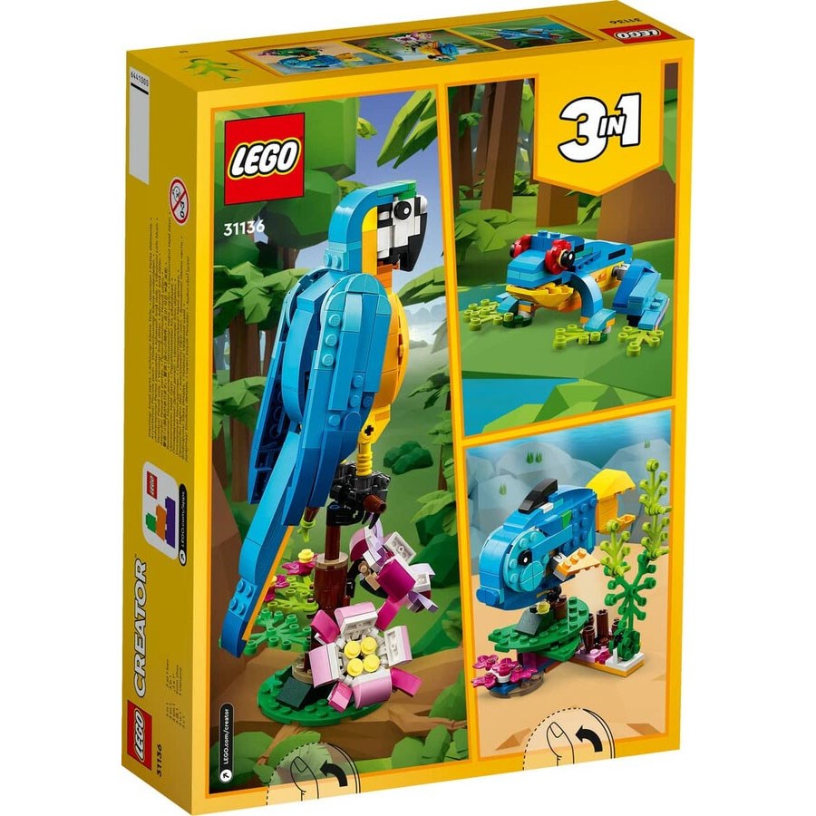 Lego Creator Egzotik Papağan 31136 