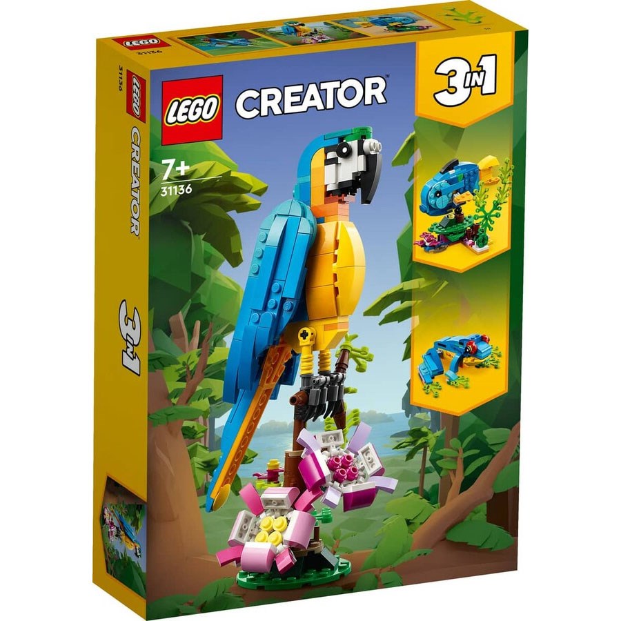 Lego Creator Egzotik Papağan 31136 