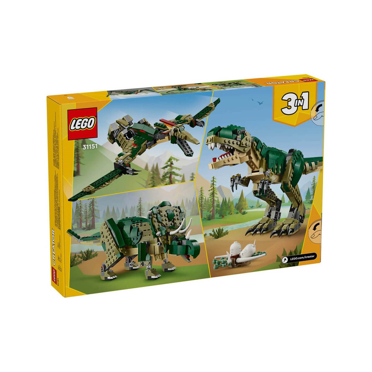 Lego Creator 3 In 1 T. Rex 