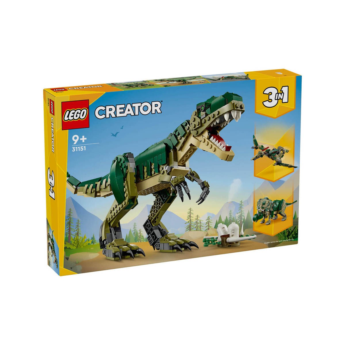 Lego Creator 3 In 1 T. Rex 