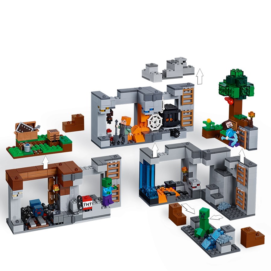 Lego Minecraft Bedrock Maceraları 21147 