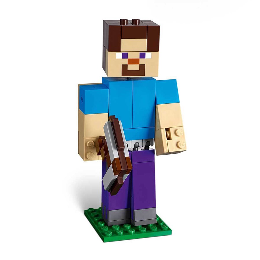 LEGO Minecraft Papağanlı BigFig Steve 