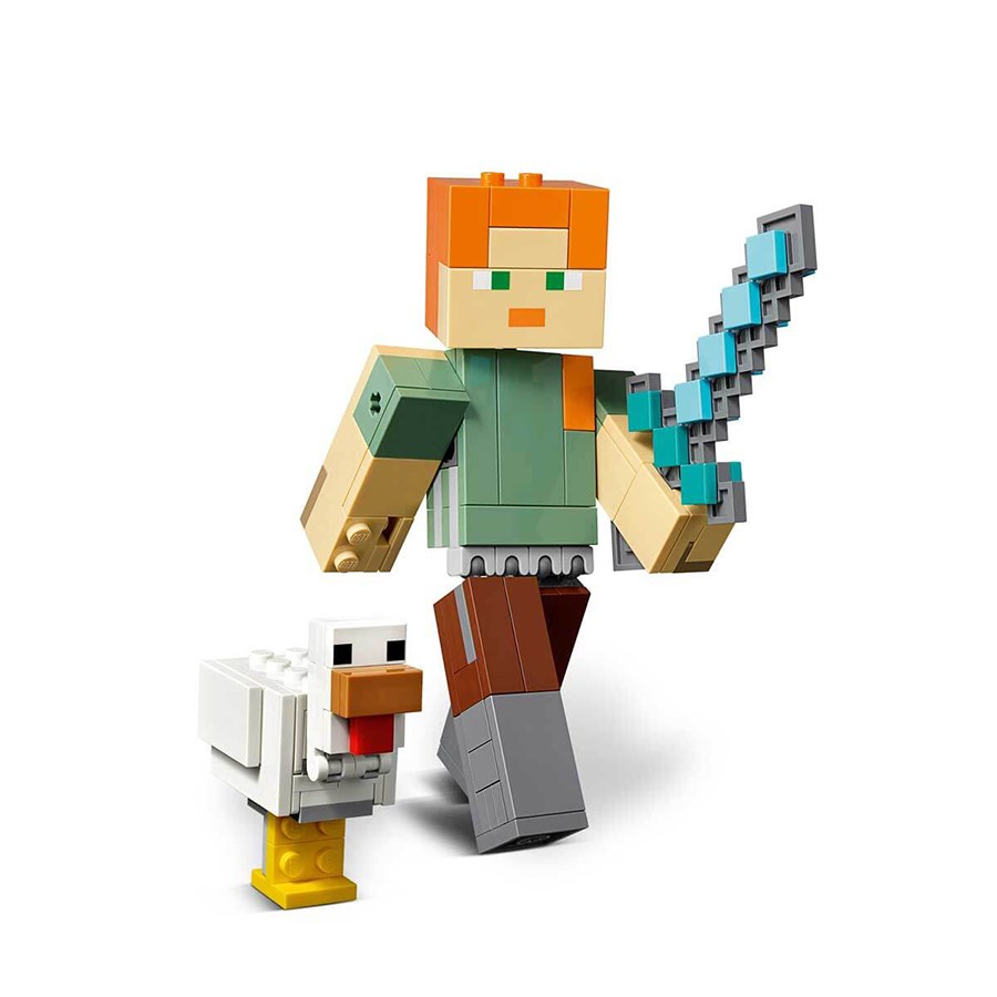 LEGO Minecraft Tavuklu BigFig Alex 