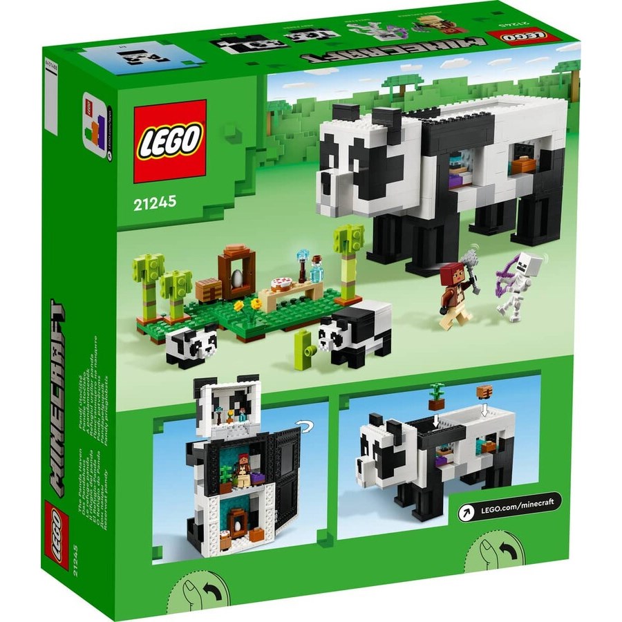 Lego Minecraft Panda Barınağı 21245 