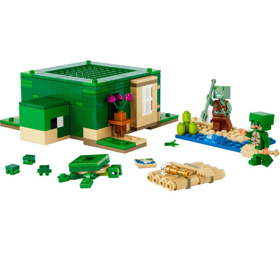 Lego Minecraft Kaplumbağa Plaj Evi 