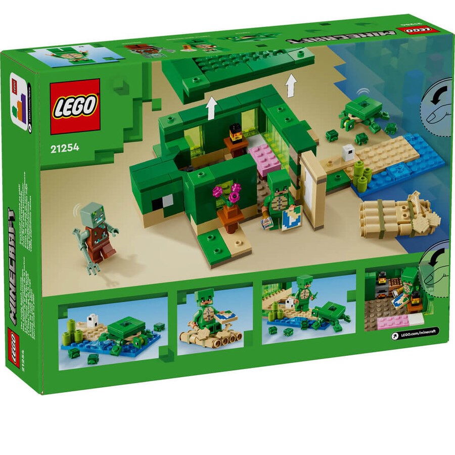 Lego Minecraft Kaplumbağa Plaj Evi 