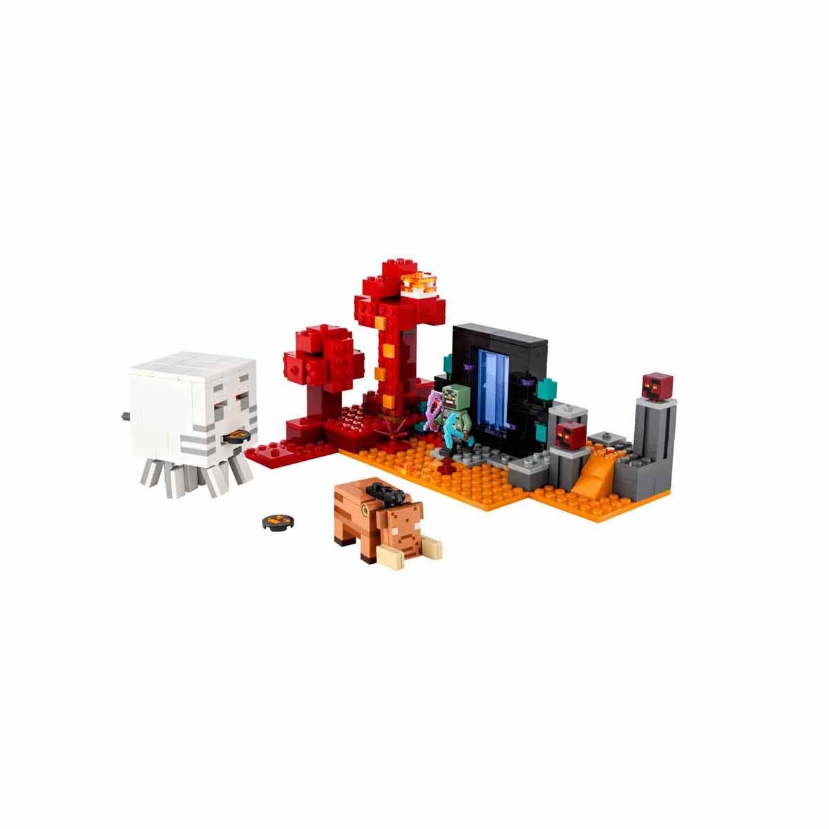 Lego Minecraf Nether Geçidi Pususu 