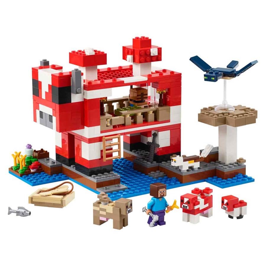 Lego Minecraft Mooshroom Evi 