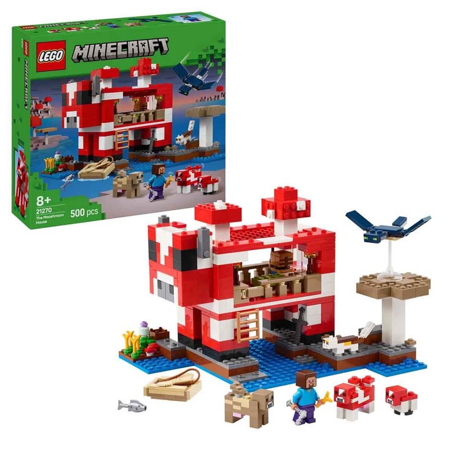 Lego Minecraft Mooshroom Evi 