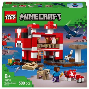 Lego Minecraft Mooshroom Evi