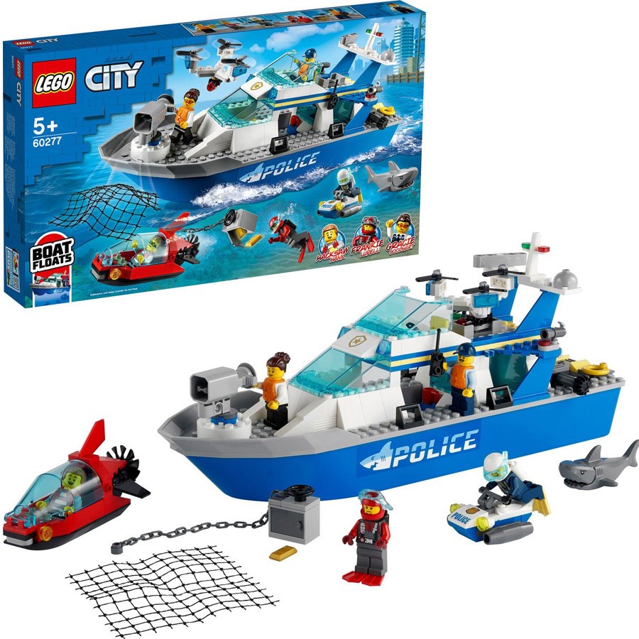 Lego City Polis Partol Botu 60277 