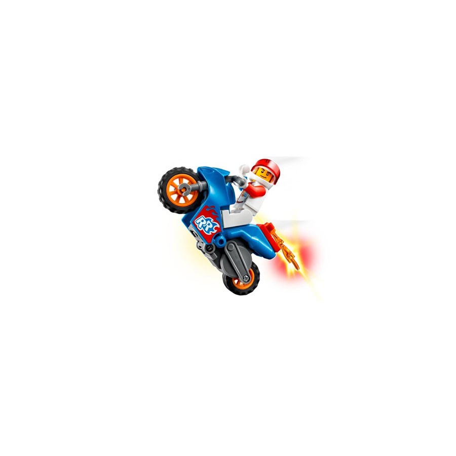 LEGO City Stunt Roket Gösteri Motosikleti 