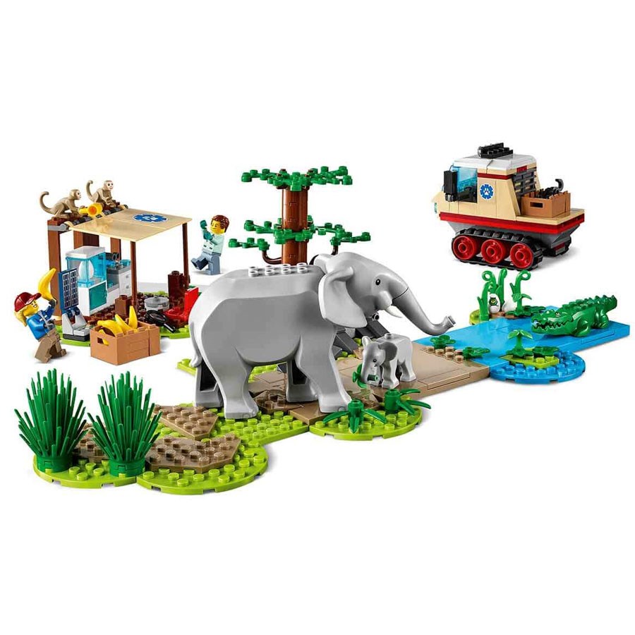 Lego City Wildlife Vahşi Hayvan Kurtarma Operasyonu 