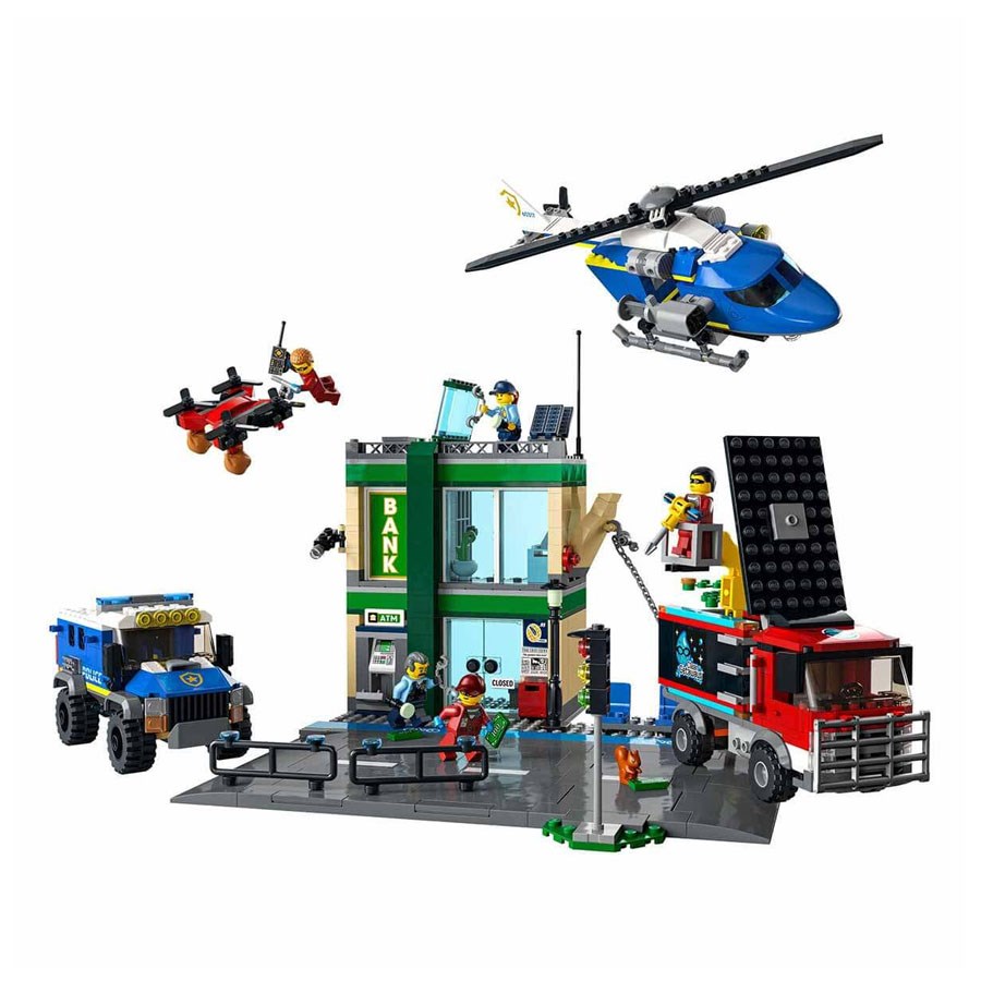 Lego City Bankada Polis Takibi 