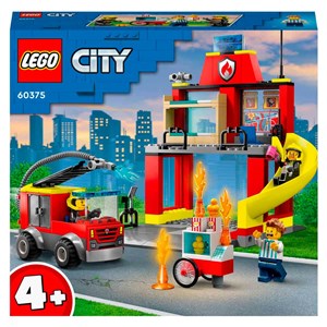 Lego City İtfaiye Merkezi ve İtfaiye Kamyonu 60375