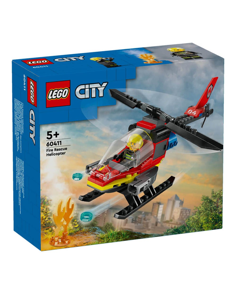 Lego City İtfaiye Kurtarma Helikopteri 60411 