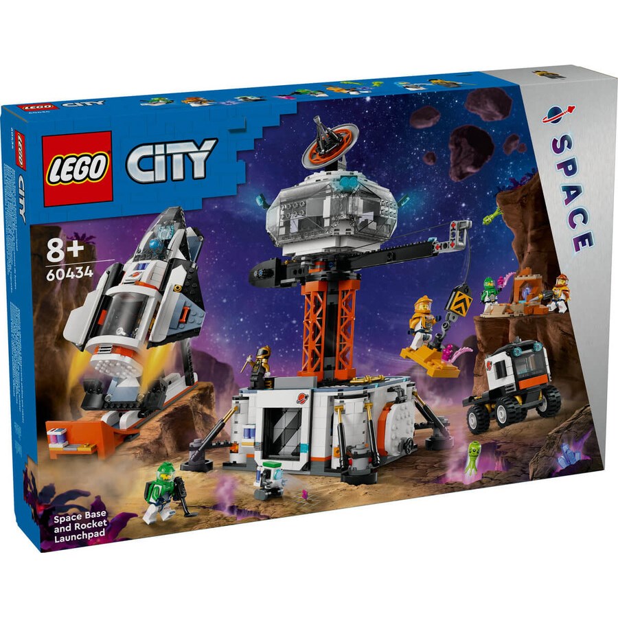 Lego City Uzay Üssü ve Roket Fırlatma Rampası 