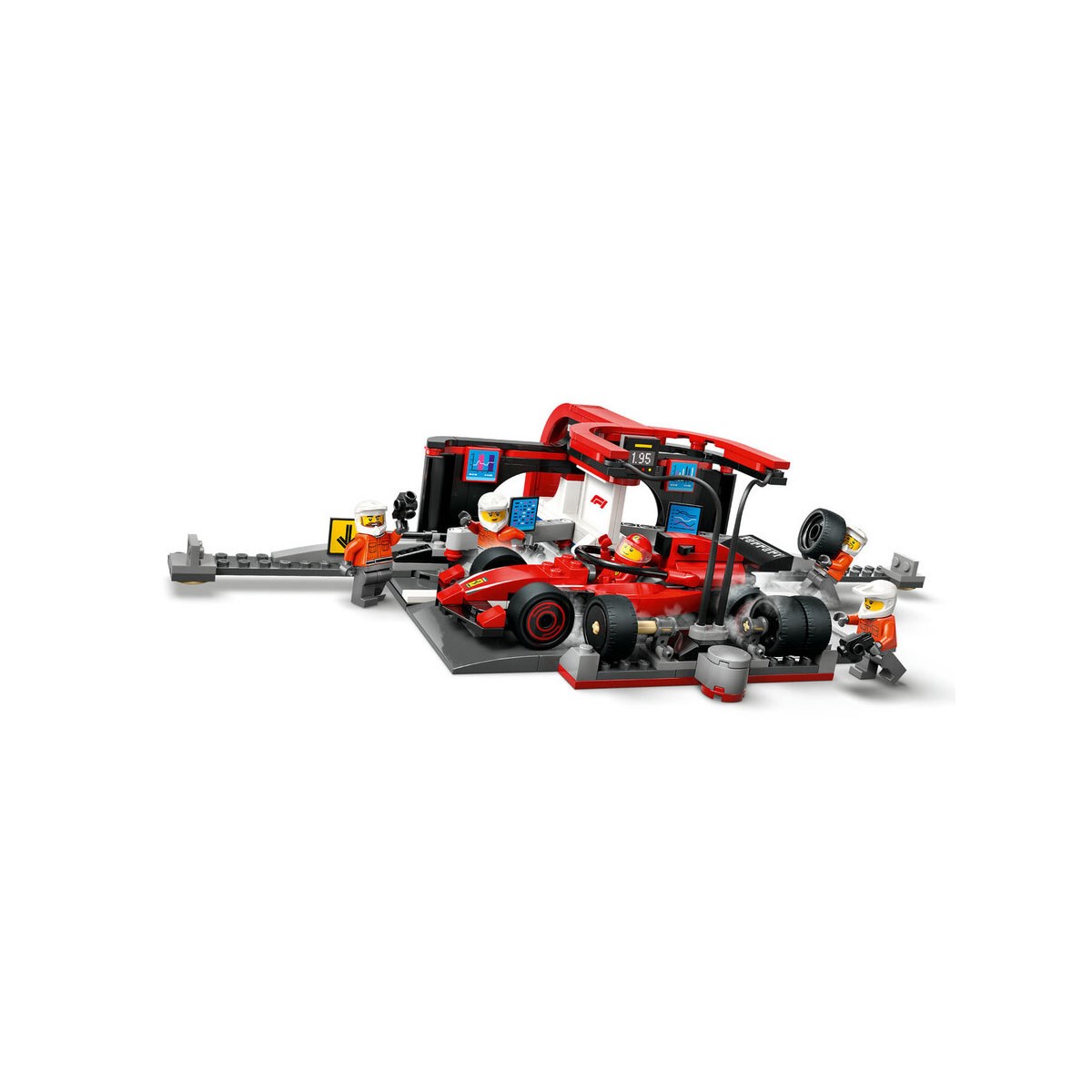 Lego City F1 Pit Stop ve Ekibi 