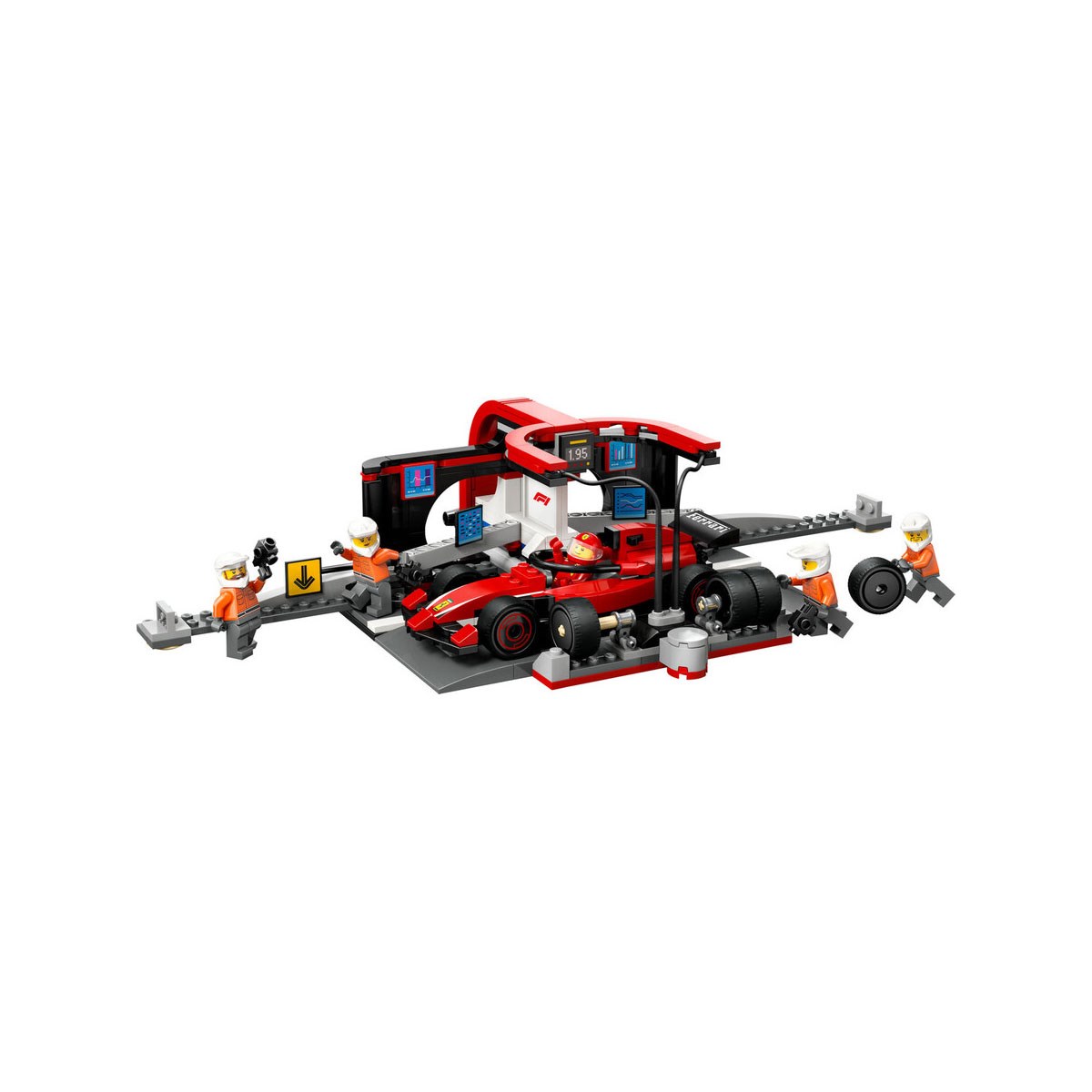 Lego City F1 Pit Stop ve Ekibi 