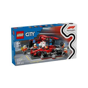 Lego City F1 Pit Stop ve Ekibi