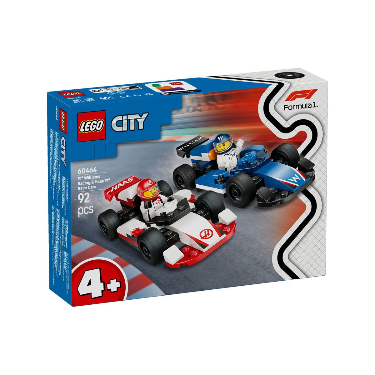 Lego City F1 Williams ve Haas 