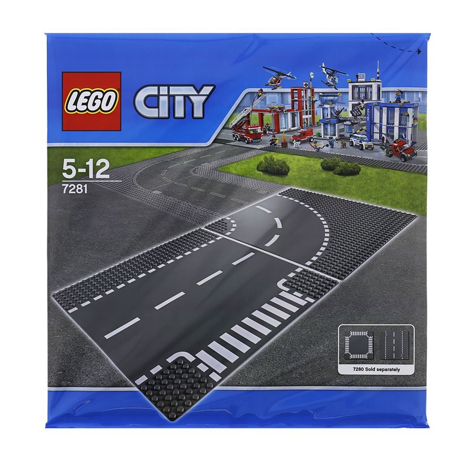 Lego City T-Junction Ve Curve 