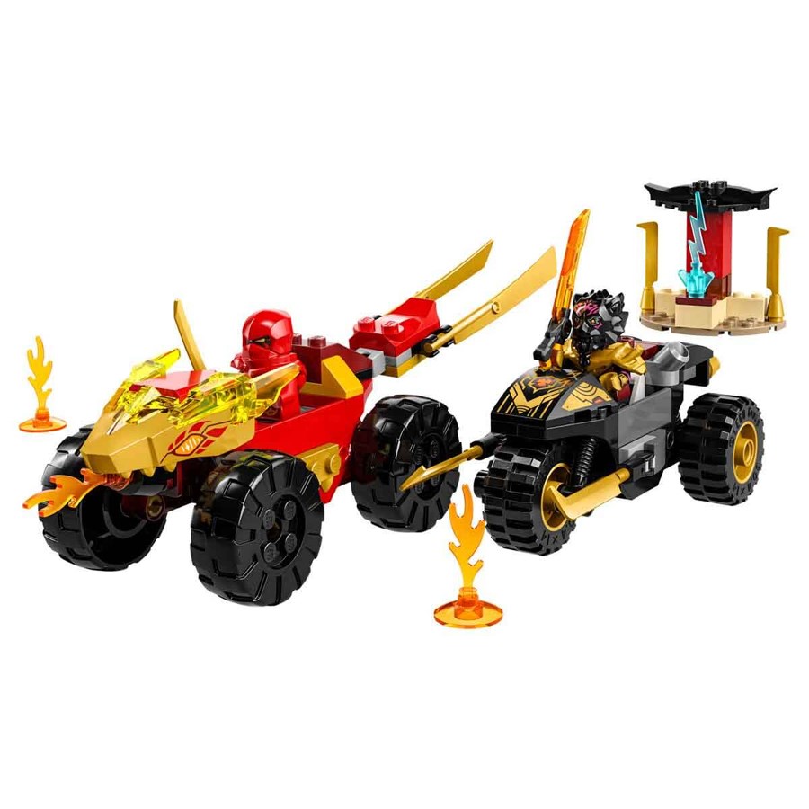 Lego Ninjago Kai ve Ras ın Araba ve Motosiklet Sav 