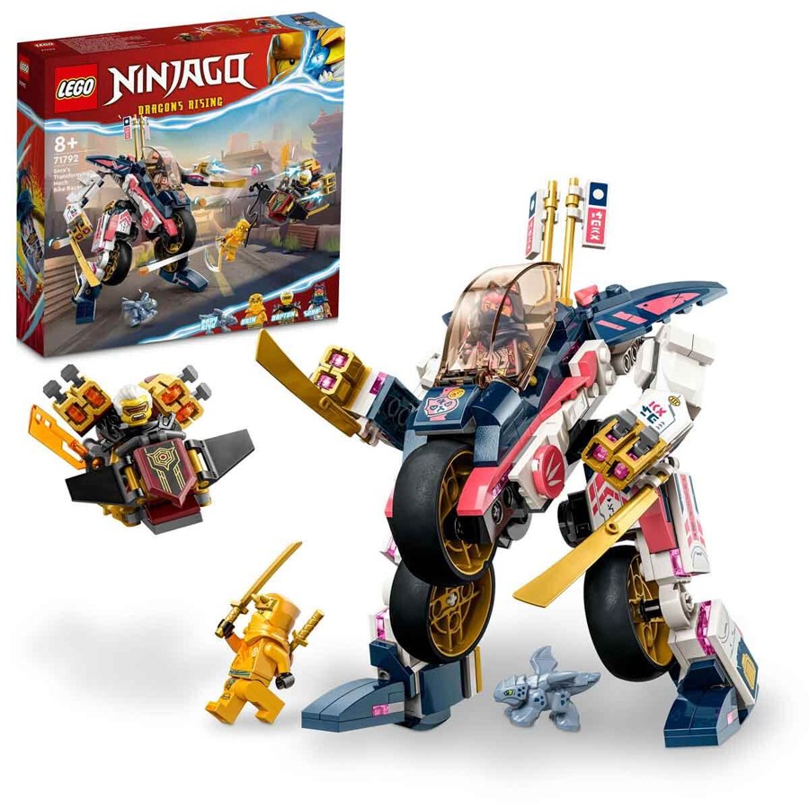 Lego Ninjago Sora nın Dönüşen Robot Motosiklet Yar 