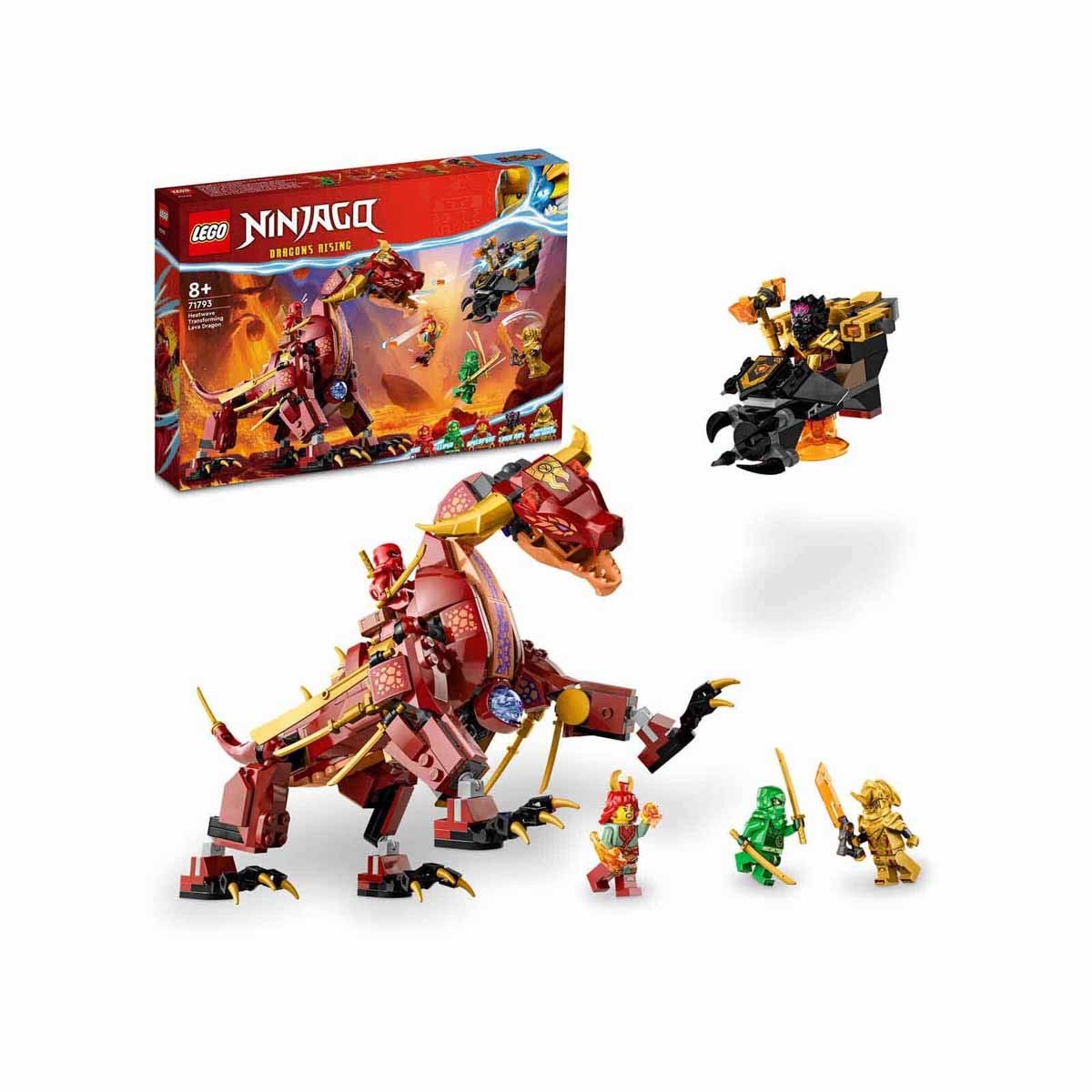 Lego Ninjago Heatwave Dönüşen Lav Ejderhası 71793 