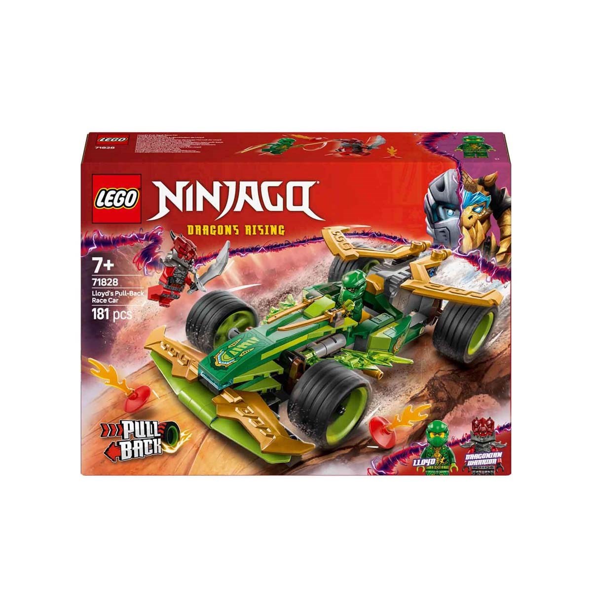 Lego Ninjago Lloyd ÇekBırak Yarış Arabası 