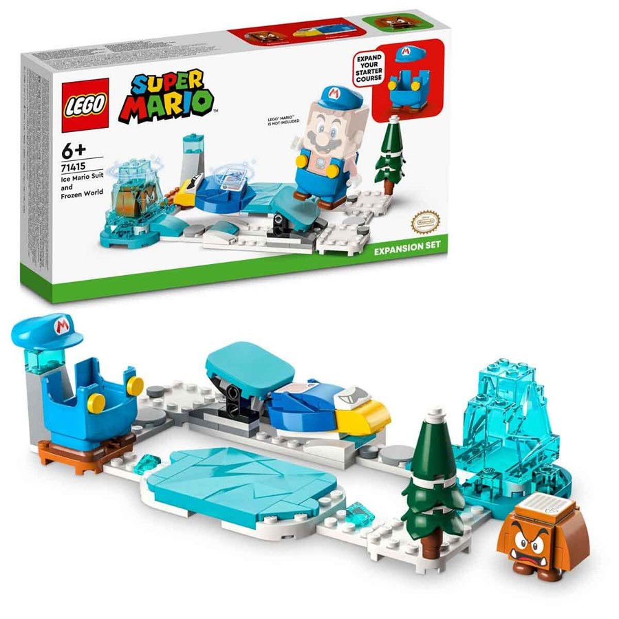 Lego Super Mario Ice Kostümü ve Frozen World 