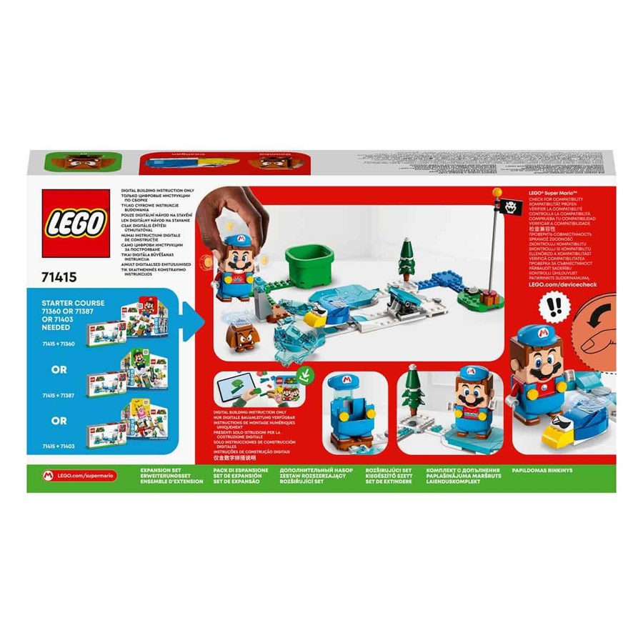 Lego Super Mario Ice Kostümü ve Frozen World 