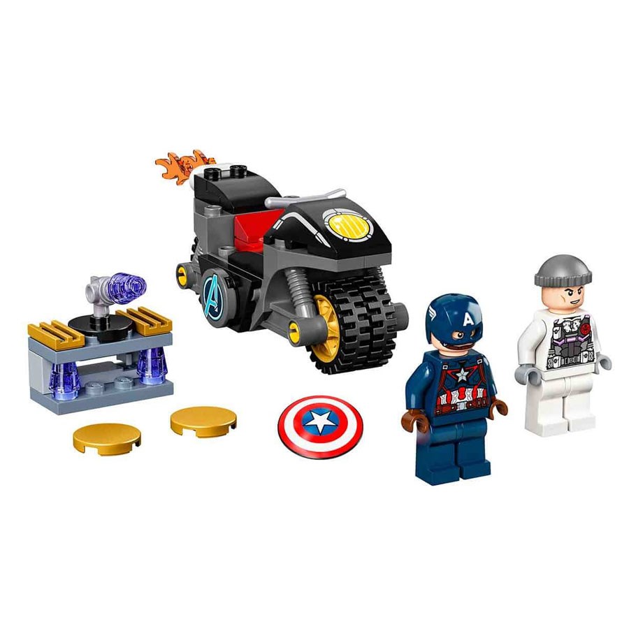 Lego Marvel Kaptan Amerika ve Hydra Karşılaşması 