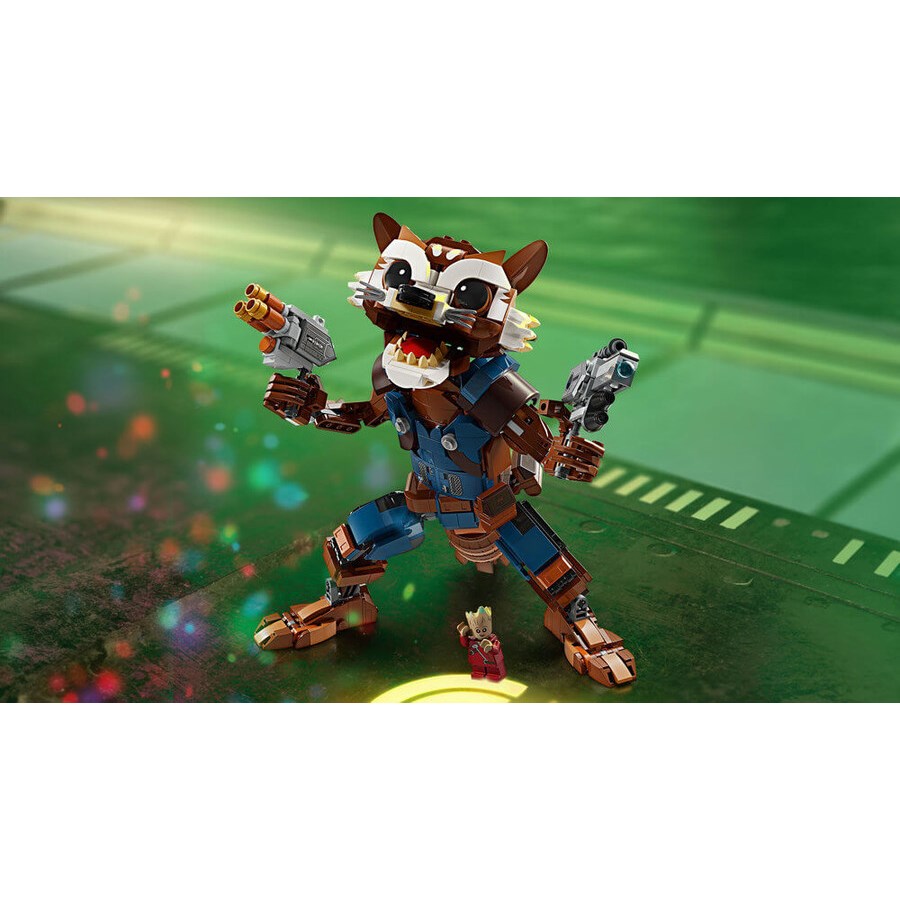 Lego Marvel Rocket ve Bebek Groot 