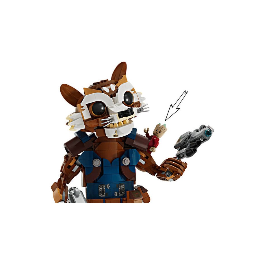 Lego Marvel Rocket ve Bebek Groot 