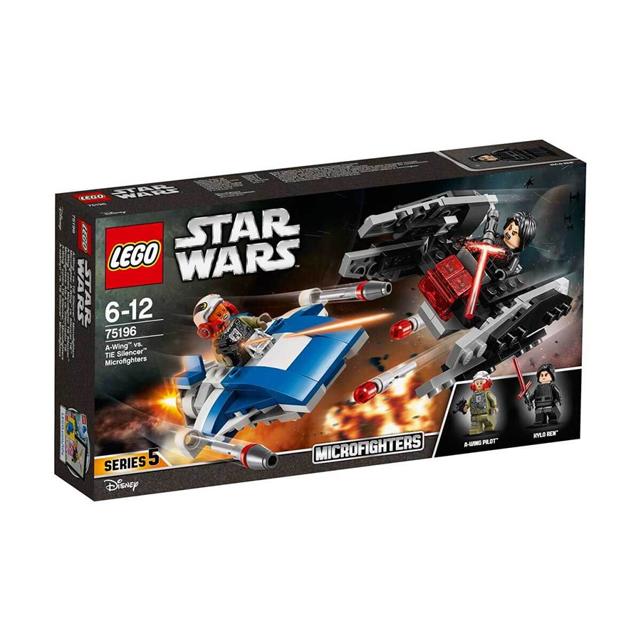 LEGO Star Wars A-Wing'e Karşı Tie Silencer Mikro Savaşçılar 75196 