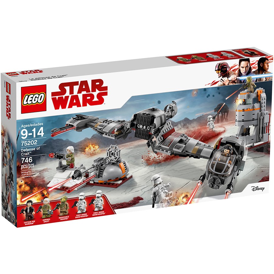 Lego Star Wars Crait'in Savunması 75202 