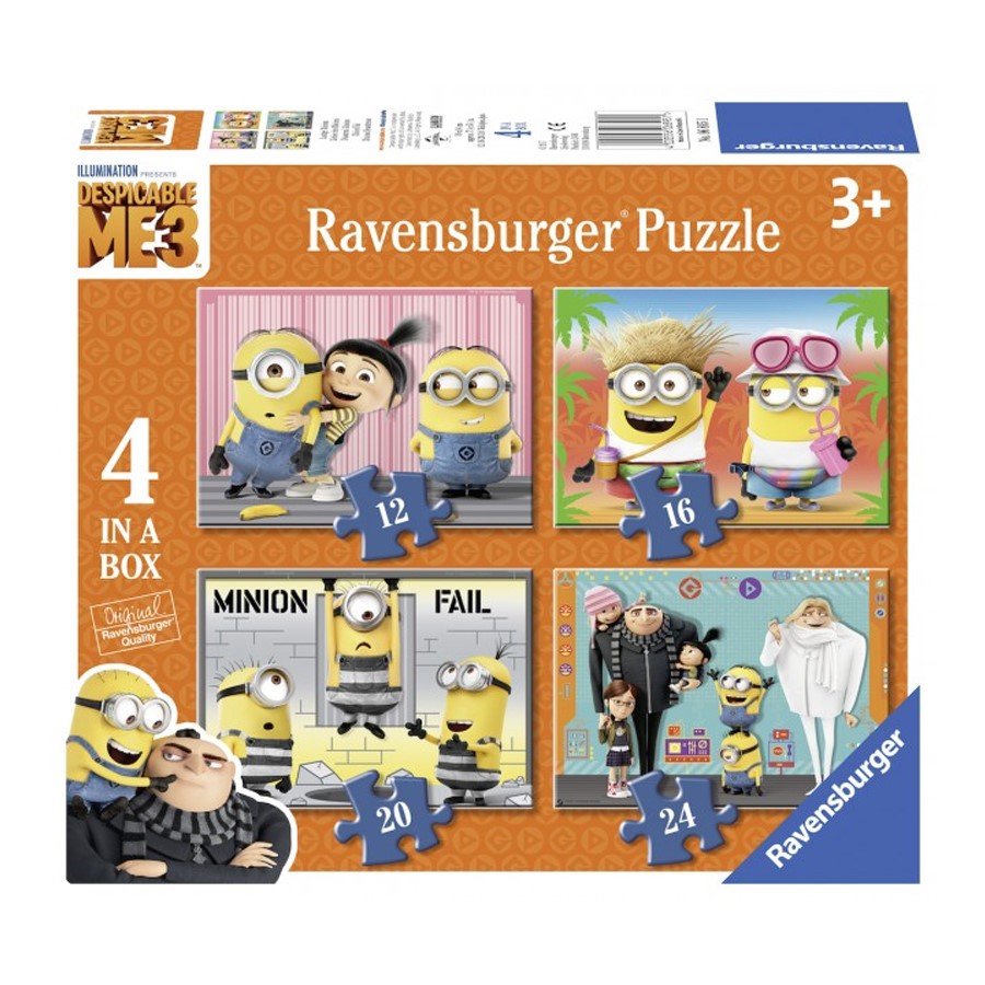 Ravensburger 4 İn Box Puz Wd Minions 