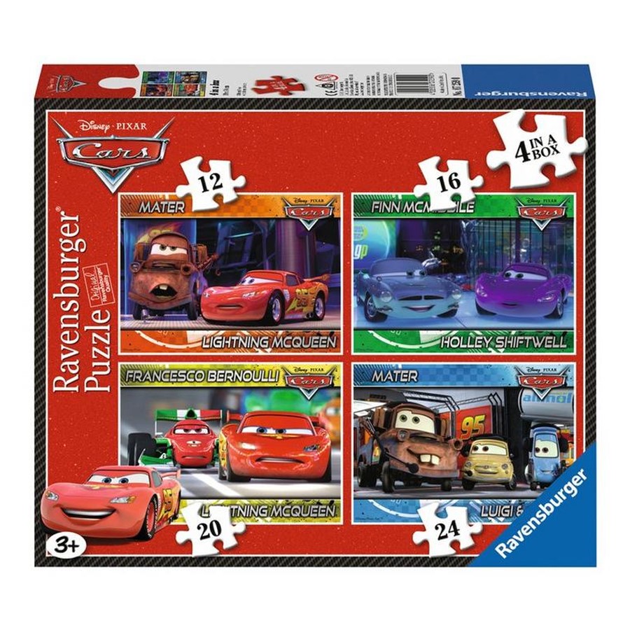 Ravensburger 4 İn Box Puz Wd Cars 