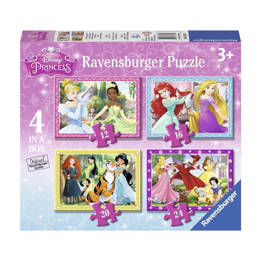 Ravensburger 4 İn Box Puz Wd Disney Princes 