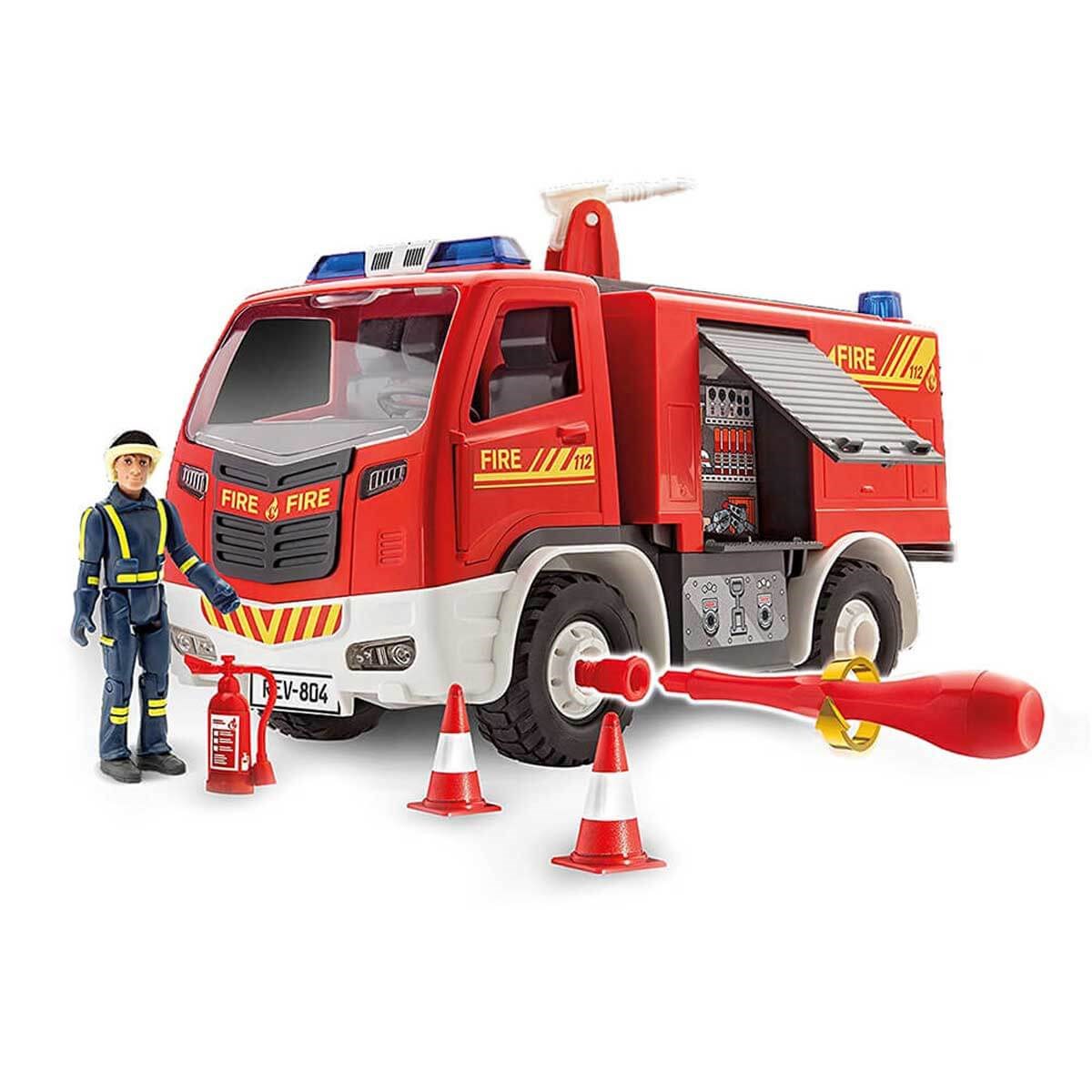 Revell 1:20 Figürlü İtfaiye Aracı Çocuk Kiti 00819 