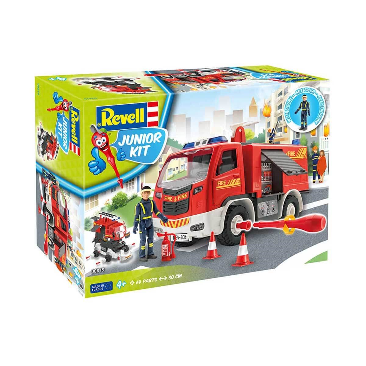 Revell 1:20 Figürlü İtfaiye Aracı Çocuk Kiti 00819 