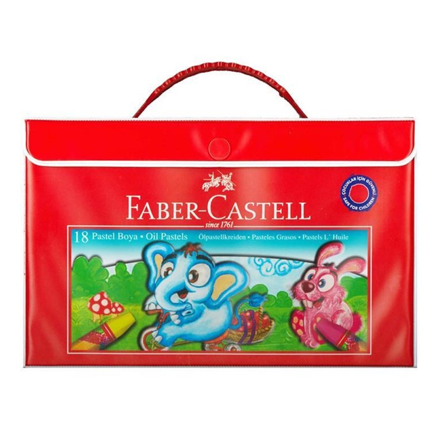 Faber Castel Plastik Çantalı Pastel Boya 18r 