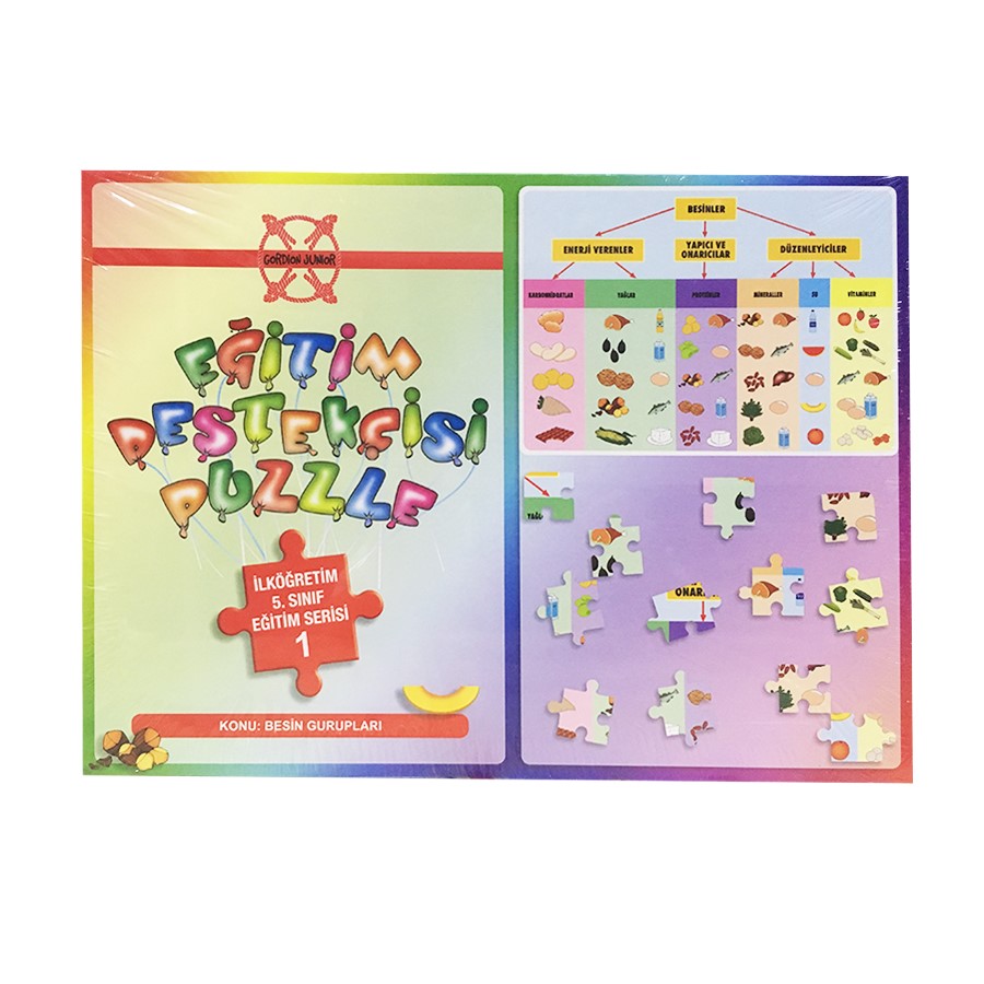 Besin Grupları 108 Parça Puzzle  