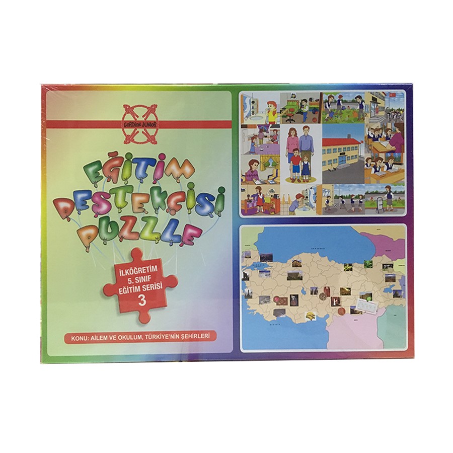 Ailem Ve Okulum Şehirler 96 108 Puzzle 