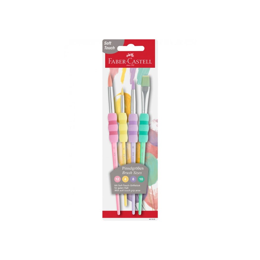 Faber-Castell Soft Touch Pastel 4 Çeşit Fırça 